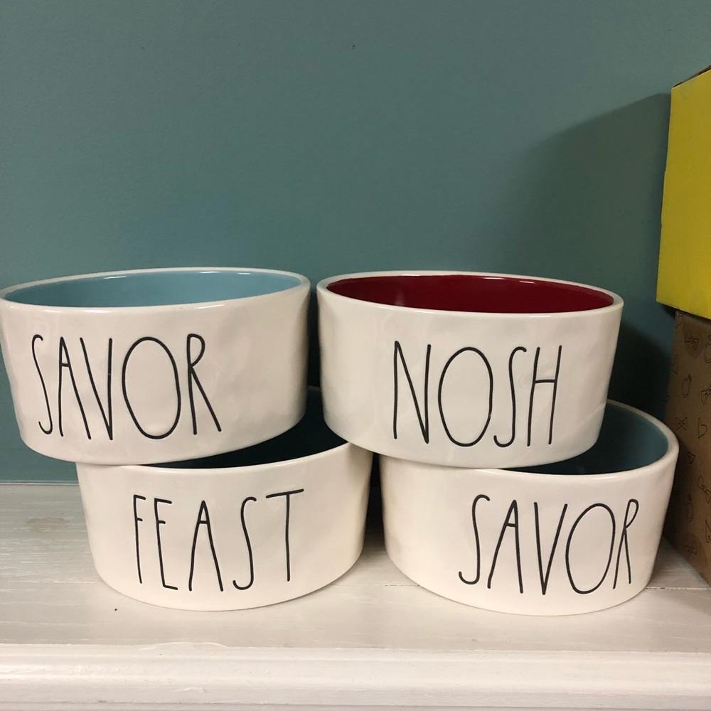Rae Dunn Dog Bowls 2 for $15